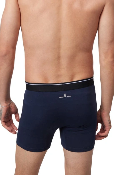 Shop Psycho Bunny 2-pack Stretch Cotton & Modal Boxer Briefs In Navy