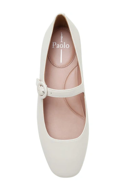 Shop Linea Paolo Marley Mary Jane Flat In Cream