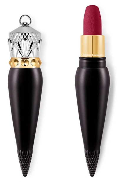 Shop Christian Louboutin Rouge Louboutin Velvet Matte Lipstick In Jackies Wine 002