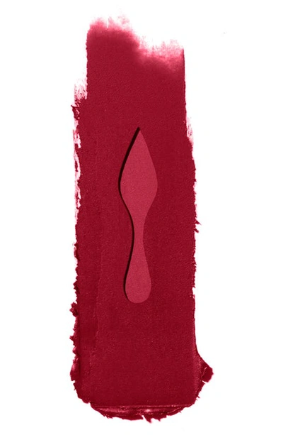 Shop Christian Louboutin Rouge Louboutin Velvet Matte Lipstick In Jackies Wine 002