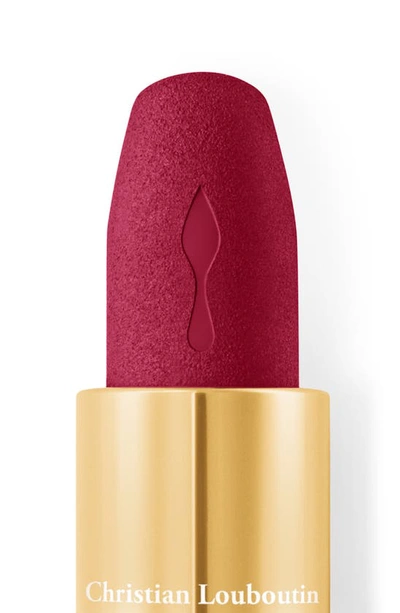 Shop Christian Louboutin Rouge Louboutin Velvet Matte Lipstick In Jackies Wine 002