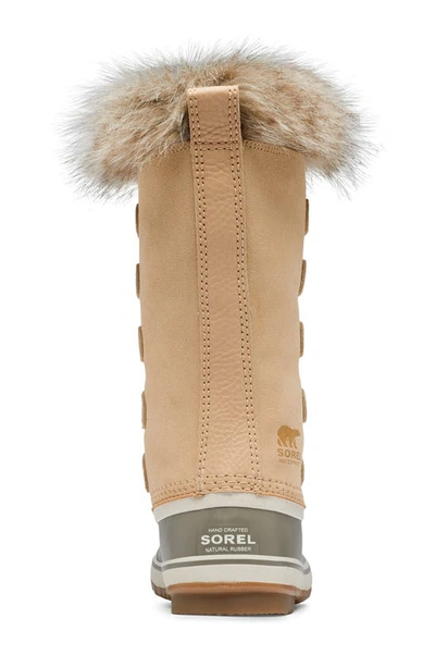 Shop Sorel Joan Of Arctic Faux Fur Waterproof Snow Boot In Ceramic/ Gum 2