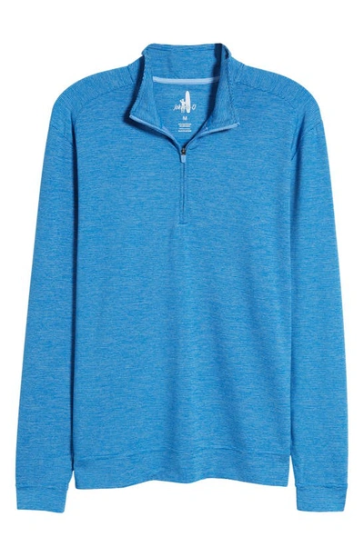 Shop Johnnie-o Vaughn Classic Fit Quarter Zip Performance Pullover In Pipeline