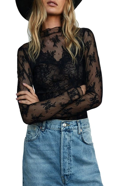 Shop Free People Lady Lux Layering Top In Black