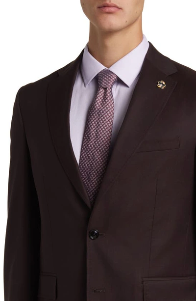 Shop Ted Baker Roger Extra Slim Fit Stretch Wool Suit In Brown