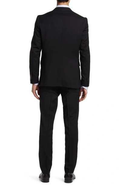 Shop Ted Baker Robbie Extra Slim Fit Wool Suit In Black