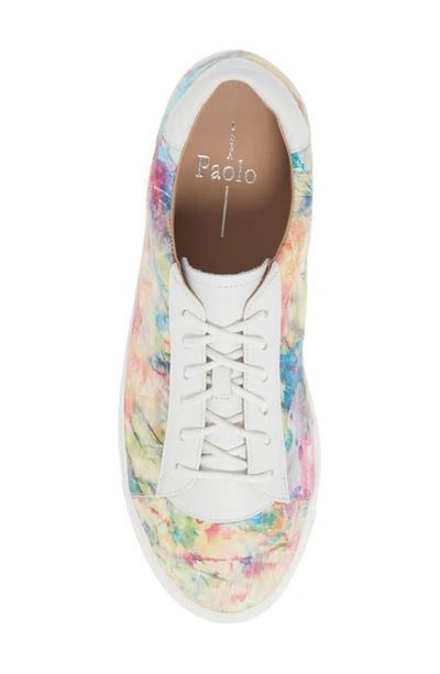 Linea Paolo Kaia Sneaker In Multi Print Calf Hair/ Leather