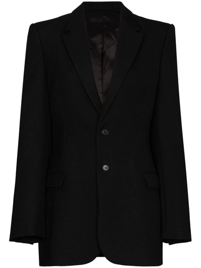 Shop Wardrobe.nyc Contour Blazer Clothing In Black
