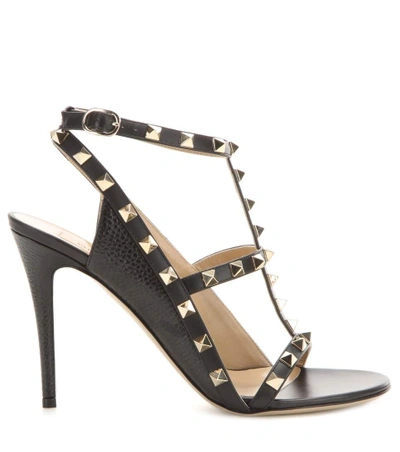 Shop Valentino Garavani Rockstud Leather Sandals