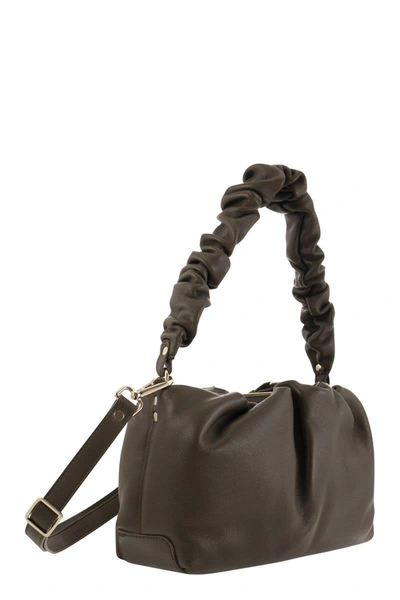 Shop Zanellato Tulipa Heritage - Leather Handbag In Military Green