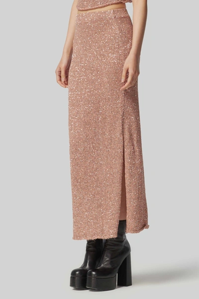 Shop Altuzarra 'milos' Skirt In Persian Rose