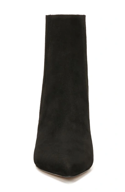 Shop Veronica Beard Lisa 70mm Pointed Toe Bootie In Black Suede