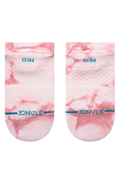 Shop Stance Mauve Tie Dye Cotton Blend Ankle Socks In Lilac Ice