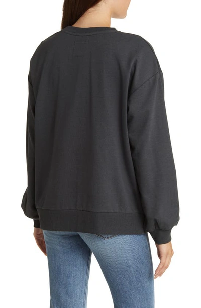 Shop C&c California Millie Graphic Sweatshirt In Black Sand