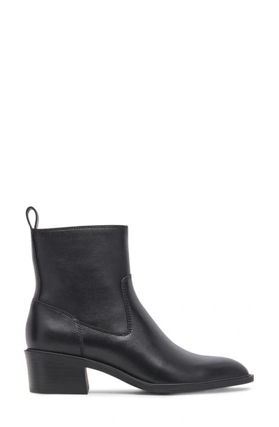 Shop Dolce Vita Bili H2o Waterproof Bootie In Black Leather H2o