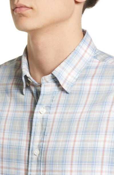 Shop Faherty The Movement Plaid Button-up Shirt In Marin Coast Plaid