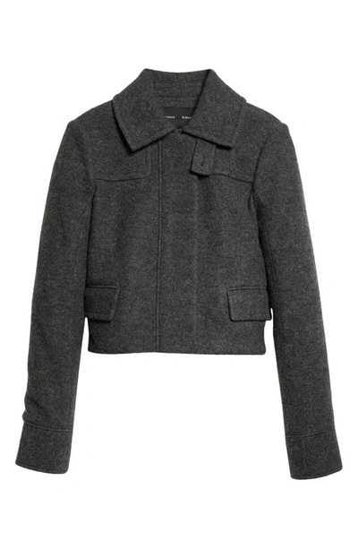 Shop Proenza Schouler Wool Jacket In 031 Grey Melange