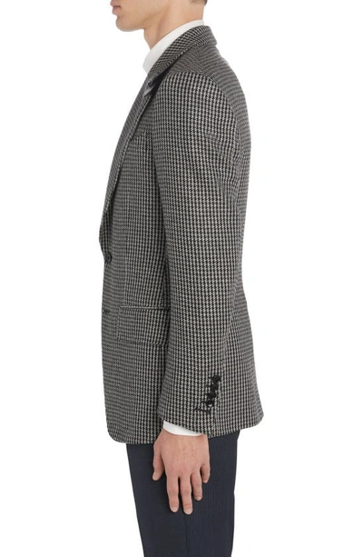 Shop Tom Ford Atticus Houndstooth Wool Blend Sport Coat In Combo Moonlight Grey/ Black