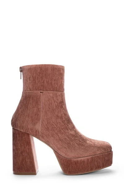 Shop Chinese Laundry Norra Platform Bootie In Rose