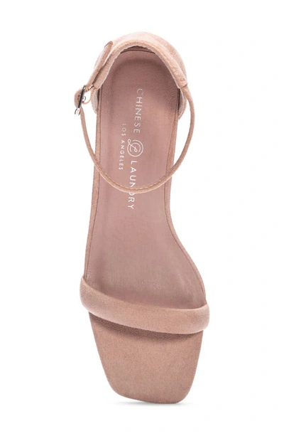 Shop Chinese Laundry Velma Sandal In Dark Rose