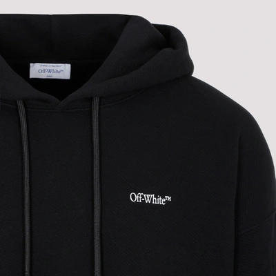 Shop Off-white Scratch Arrow Skate Hoodie Sweatshirt In Black