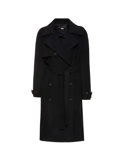 Shop Stella Mccartney Coat In Black