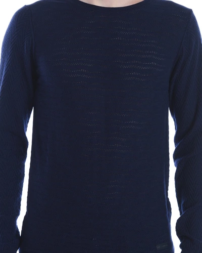 Shop Trussardi Sweater In Blue