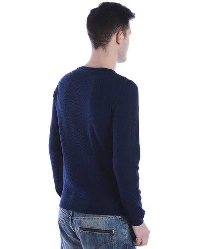Shop Trussardi Sweater In Blue