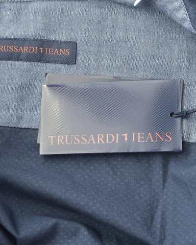 Shop Trussardi Jeans Shirt In Blue