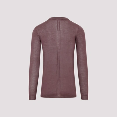 Shop Rick Owens Level Turtle Neck Sweater In Pink &amp; Purple