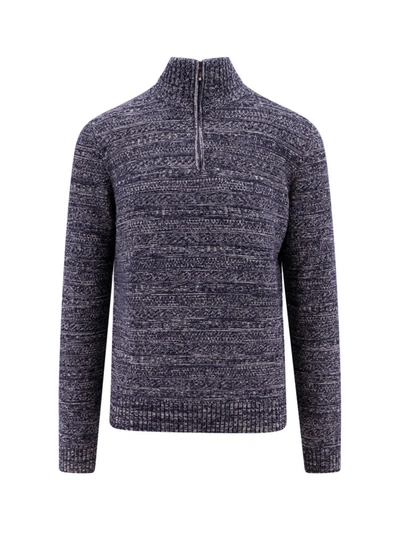 Shop Loro Piana Sweater In Blue