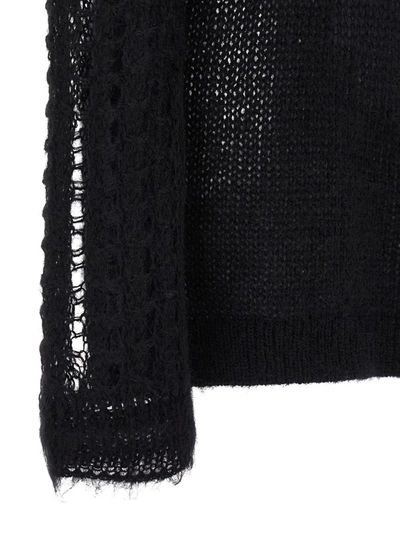 Shop Rick Owens 'hoodie' Hooded Sweater In Black