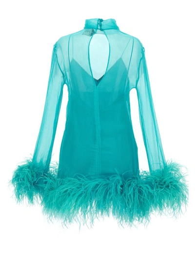 Shop Taller Marmo 'gina Spirito' Dress In Light Blue
