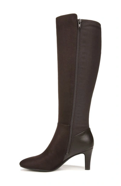 Lifestride Gracie Knee High Boot In Dark Chocolate