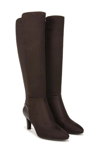 Lifestride Gracie Knee High Boot In Dark Chocolate