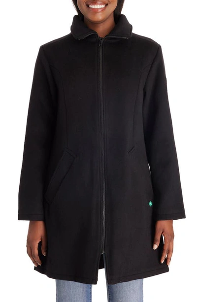 Shop Modern Eternity 3-in-1 Maternity Wool Blend Coat In Black