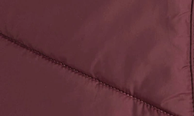 Modern Eternity 3-in-1 Maternity Puffer Jacket In Burgundy