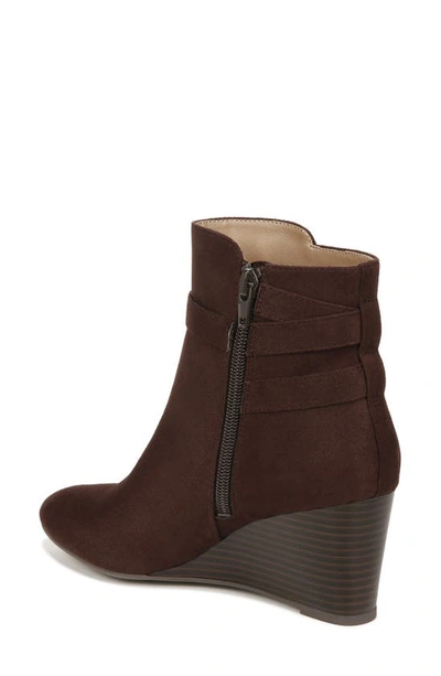 Shop Lifestride Gio Wedge Bootie In Chocolate