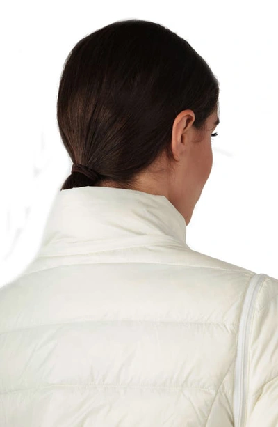 Modern Eternity Lightweight Puffer Convertible 3-in-1 Maternity Jacket In Egg Shell