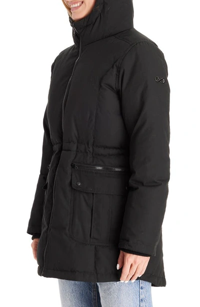 Modern Eternity Convertible Down 3-in-1 Maternity Jacket In Black
