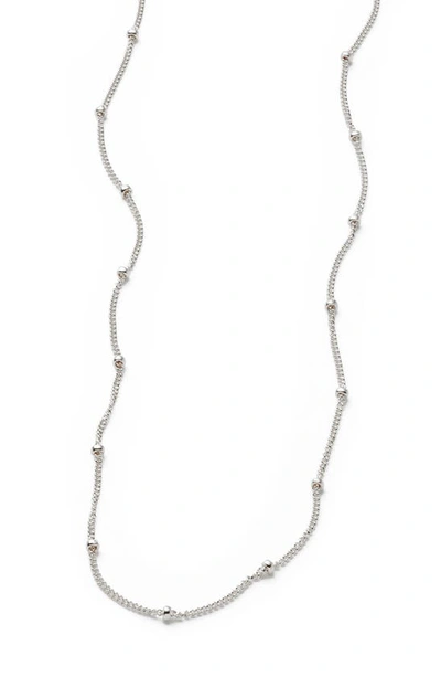 Shop Made By Mary Satellite Chain Necklace In Silver