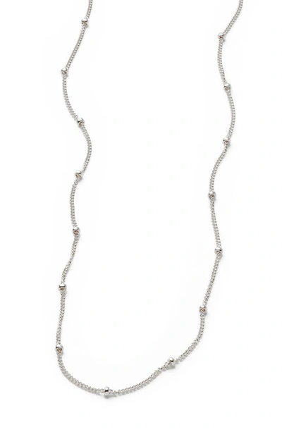 Made By Mary Satellite Chain Necklace In Silver