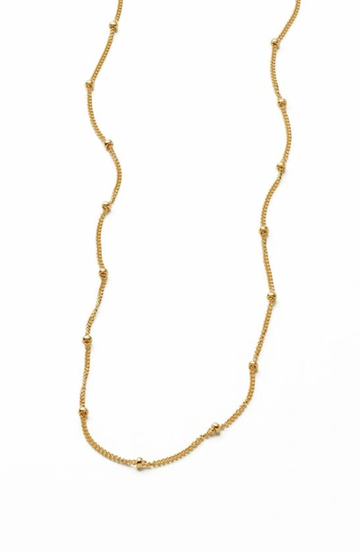 Made By Mary Satellite Chain Necklace In Gold