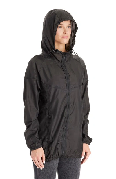 Shop Modern Eternity Waterproof 3-in-1 Maternity Windbreaker In Black