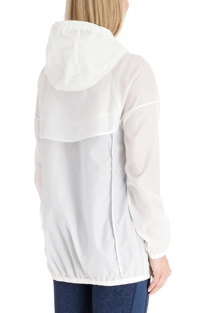 Modern Eternity Waterproof 3-in-1 Maternity Windbreaker In Eggshell