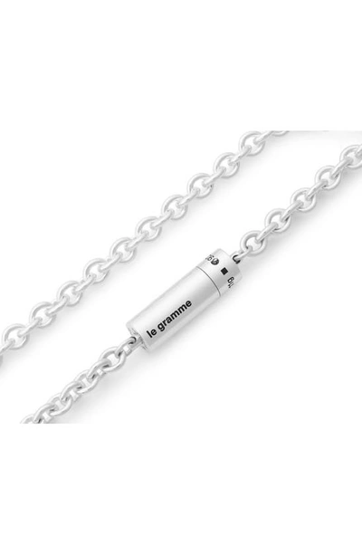Shop Le Gramme 11g Polished Sterling Silver Chain Bracelet
