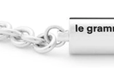 Shop Le Gramme 11g Polished Sterling Silver Chain Bracelet