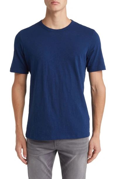 Shop Theory Cosmo Solid Crewneck T-shirt In Blueberry