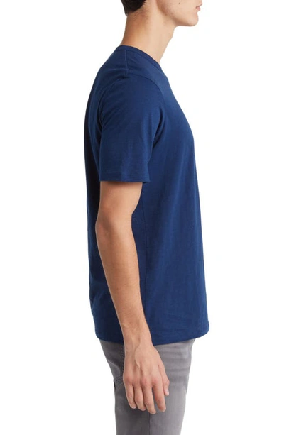 Shop Theory Cosmo Solid Crewneck T-shirt In Blueberry