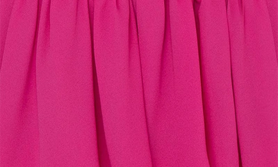 Shop Habitual Kids' Long Sleeve Smocked Waist Dress In Dark Pink